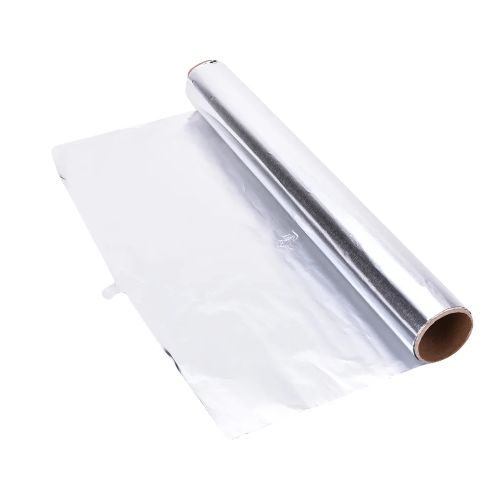 5M * 30CM Hot Tinfoil Oil paper Aluminum Foil Baking Barbecue Paper