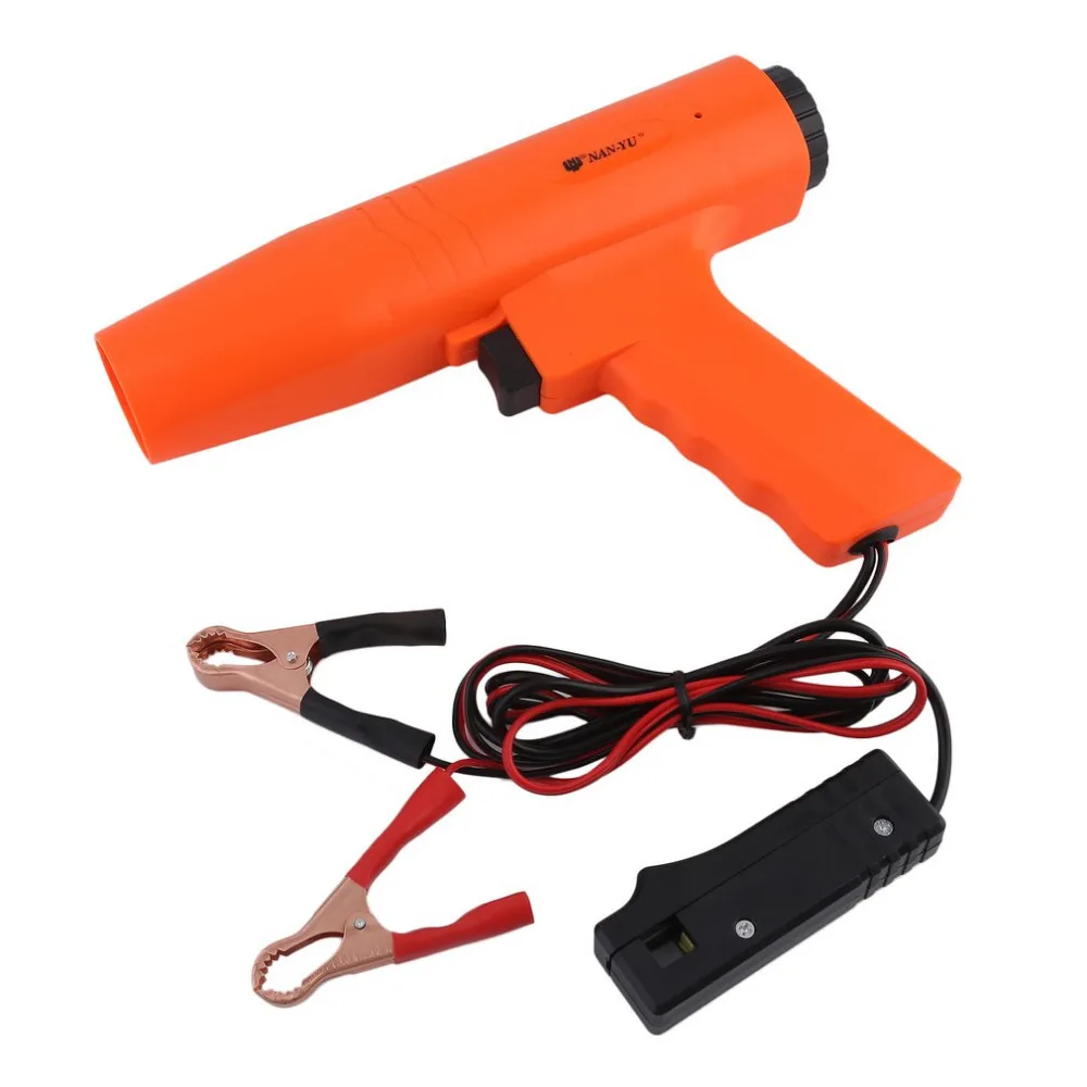 

12V Ignition Timing Light Repair Cylinder Detector Automobile Power Tester Motorcycle Ignition Detector Car Diagnostic Tool