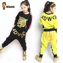 

Beigele Kids Clothes Girls Spring Autumn Clothing Set Long Sleeve Casual Boys Sets 2018 Hoodies + Harem Pants Fashion Dance Sets
