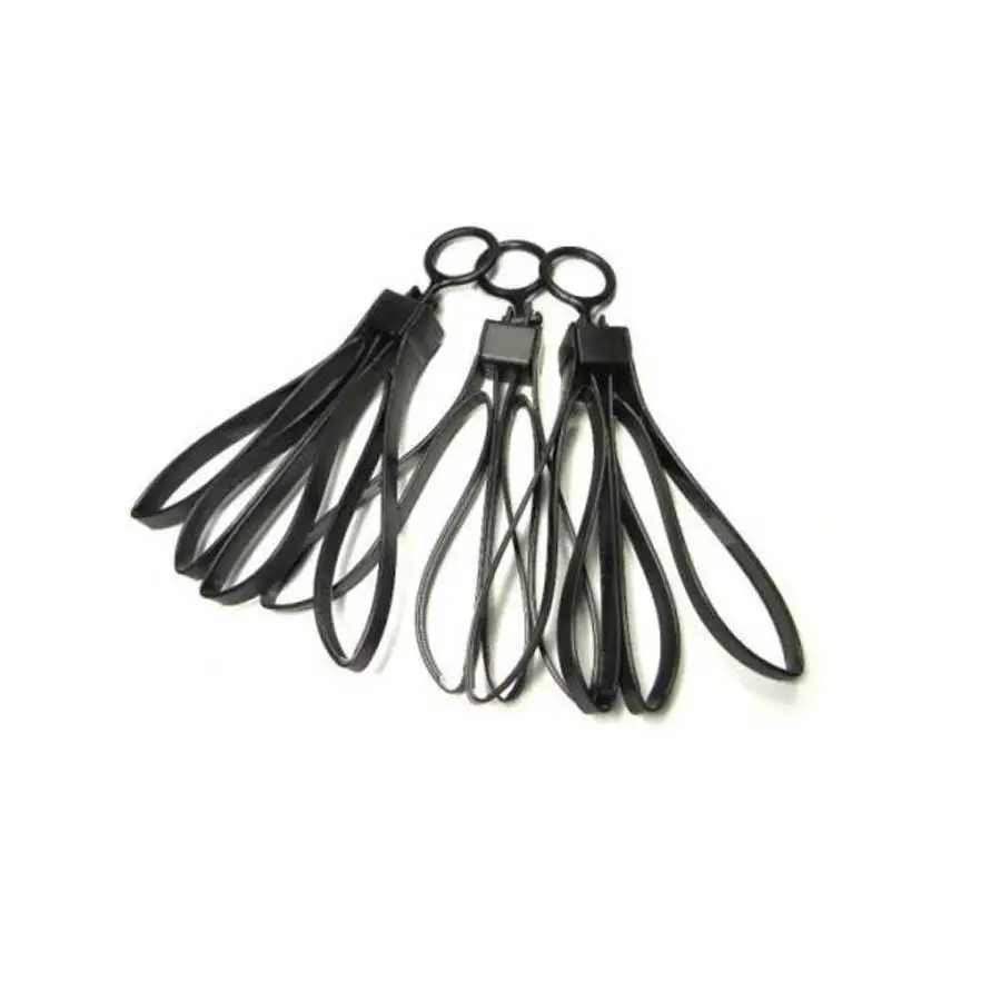 One Set Black TMC Tactical Plastic Cable Tie Strap Handcuffs CS Decorative Belt