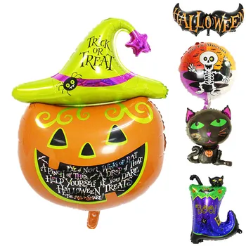 

New Halloween cartoon aluminum balloons wholesale children's birthday party decoration Balloon