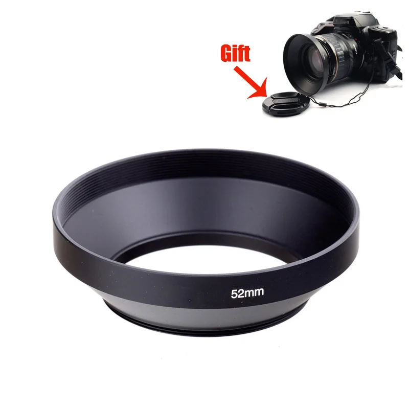 Lens Hood Metal Universal 43mm silver for Nikon