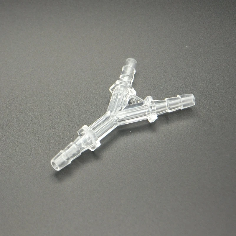 

5PCS 4mm Hose Barb Y Type Plastic Transparent Tube Pipe Fitting Coupling Aquarium Garden Micro Irrigation Water Connector