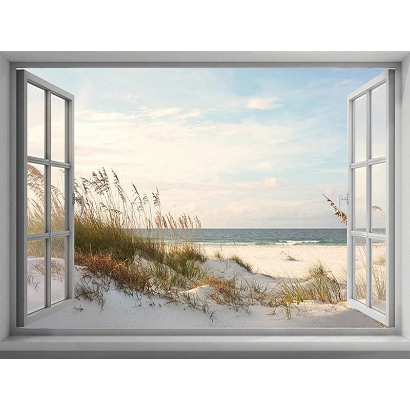 

Canvas Size Diamond Embroidery Full Square Diamond Painting Window Scenic Cross Stitch Mosaic Diamond Of Rhinestones By Numbers