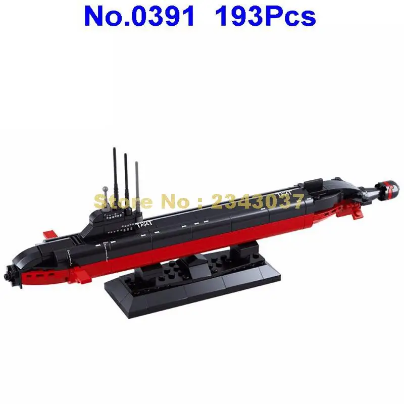 0391 193pcs Military Nuclear Submarines Building Block Toy | Игрушки и хобби