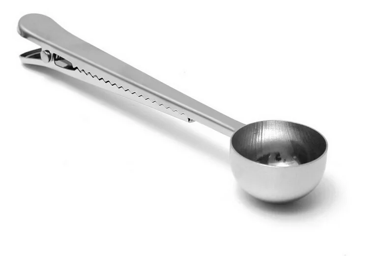 

1PC Stainless Steel Spoon Ground Coffee Craft Measuring Scoop Deluxe Metal Non-Stick Anti-Freeze Hand Washable Scoop OK 0264