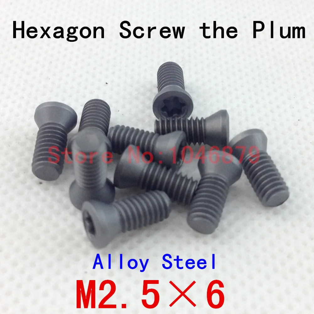

M2.5*6 Hexagonal screws, CNC screws, socket head cap screws, high strength, high hardness within a plum.M2.5*6
