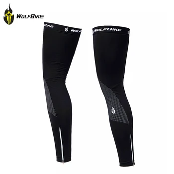 

WOLFBIKE Cycling Leg Warmers Winter Compression Knee Pad Protector Leg Sleeves Outdoor Sports Safety Soccer Running Leggings