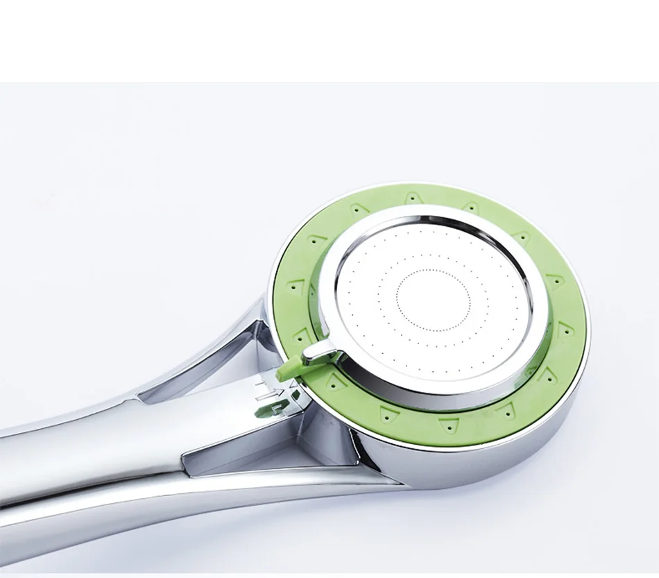 Многофункциональная круглая форма 3 настройки ABS Материал хромированная поверхность ручной душ насадка высокого давления душевой набор YJ-7801