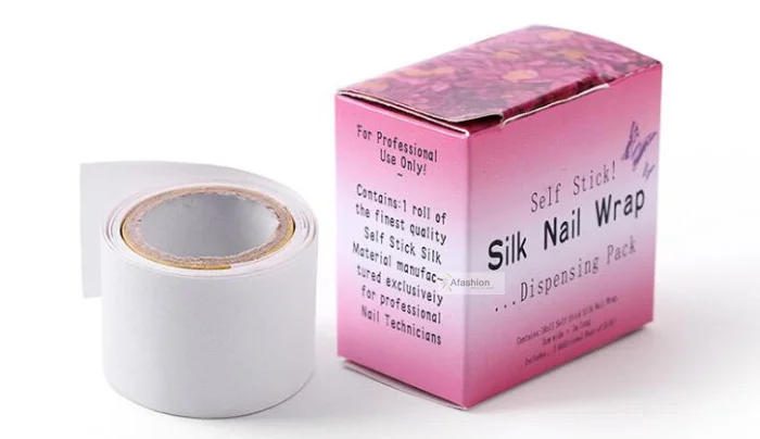 1pc Nail Silk Wrap Nail art Repair Fiberglass Self Adhesive tape Strong Protect Sticker for polish UV Gel Manicure tools 2