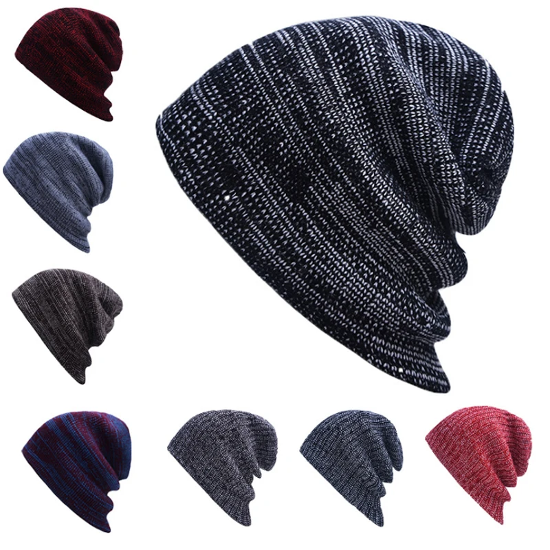 Осенне-зимняя Двусторонняя мужская шапка Wo мужские головные уборы Touca Bonnet зимние