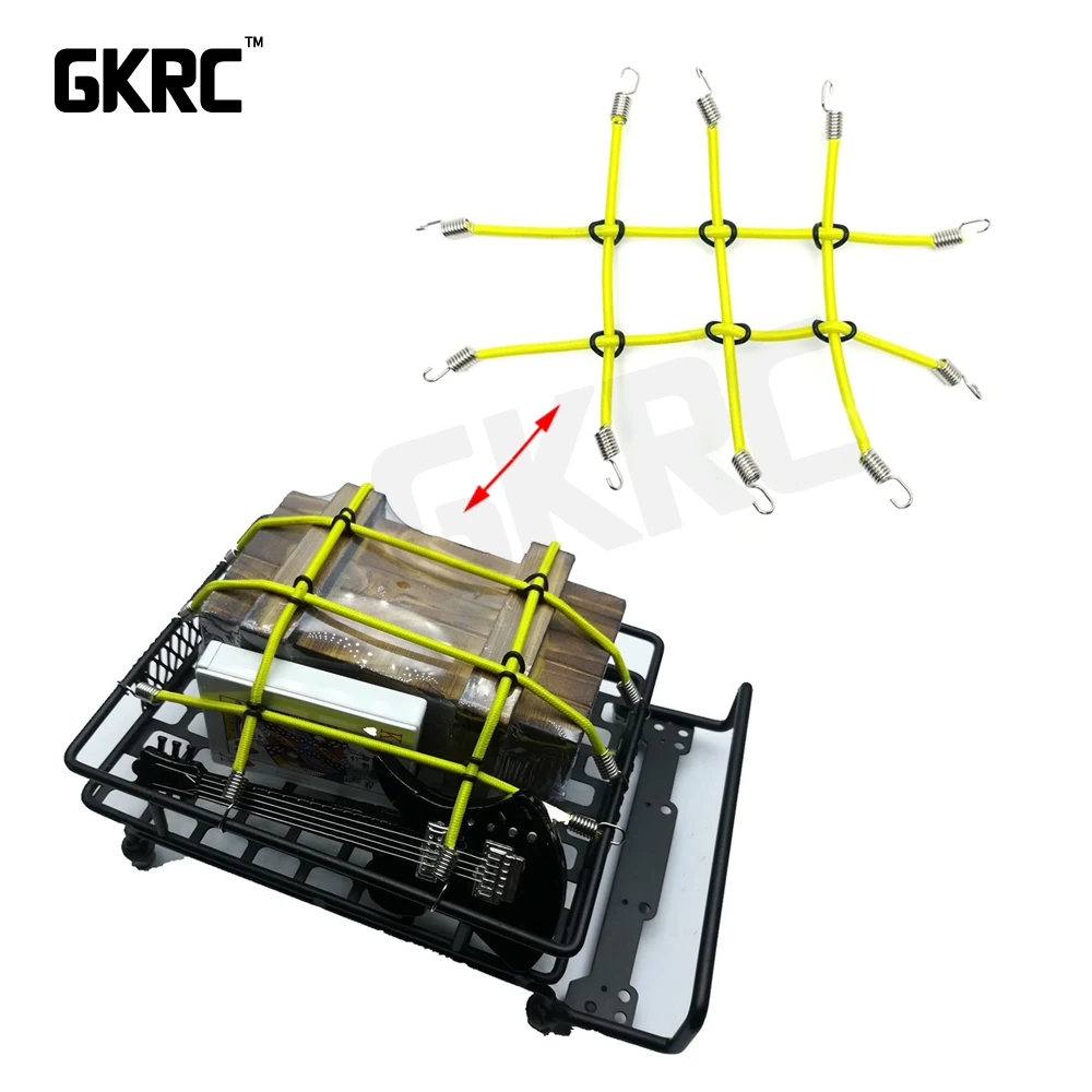 1:10 RC Rock Crawler Mini эластичная багажная сетка для Axial SCX10 90046 90047 Tamiya CC01 RC4WD D90 D110