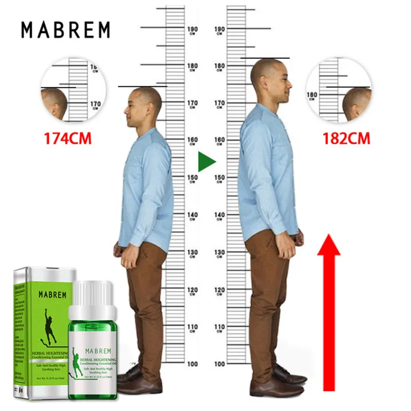 

New Famous Brand Height Increasing Oil Medicine Body Grow Taller Essential Oil Foot Health Care Products Promot Bone Growth