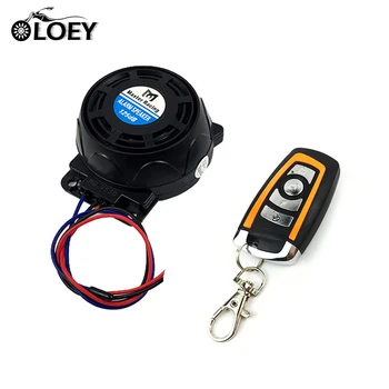 

OLOEY 12v 125dB Motorcycle Moto Alarm Scooter Anti-theft Security System Warning Lock Loud Sound Vibration Burglar Alarm