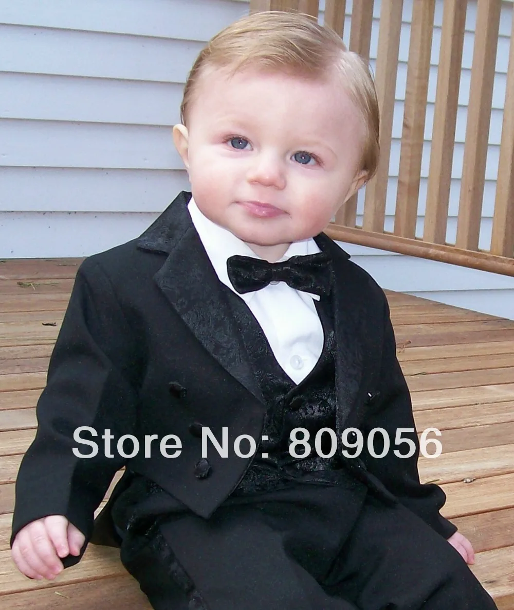 B25 baby black page boy suit Boy Wedding Suit Boys' Formal Occasion