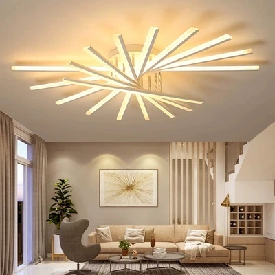 Новое поступление Современные светодиодные потолочные люстры-светильники для гостиной спальня столовая кабинет Алюминий led крепления для светильника-люстры