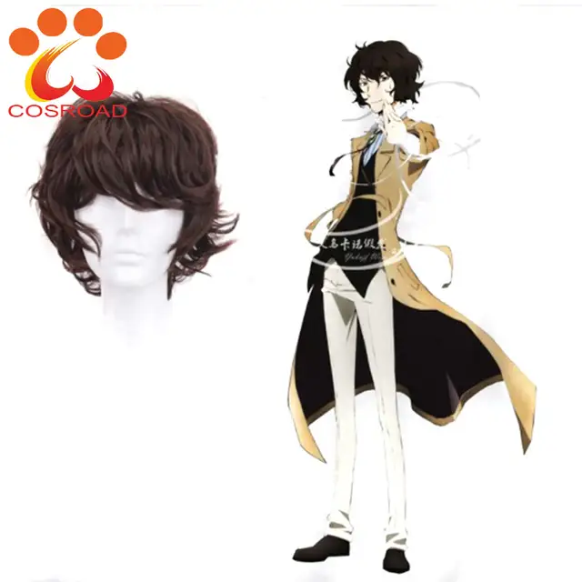 Cosroad Anime Bungo Stray Dogs Dazai Osamu Cosplay Wig Heat