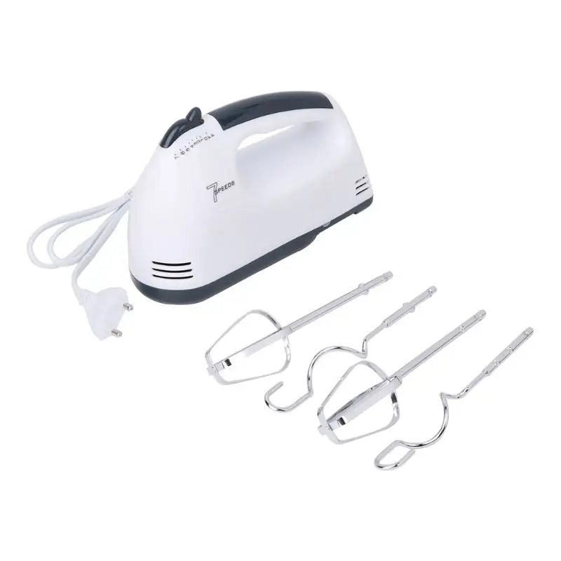 

2019 New 7 Speed Electric Hand Mixer Whisk Egg Beater Cake Baking Mains Powered 180W EU