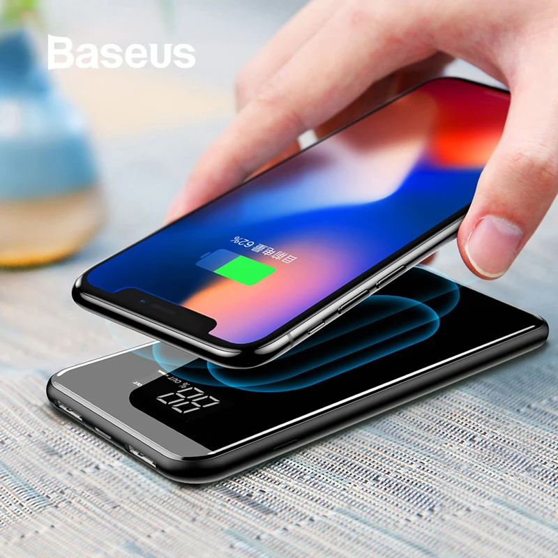shop with crypto buy Baseus 8000mAh Wireless Power Bank pay with bitcoin