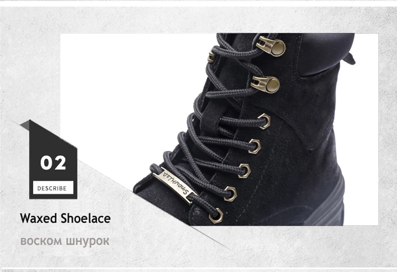 Winter Shoes Mens Combat Boots' Army Casual Motorcycle Ankle Boots Men's Lace-up Military Boots Tactical Desert Boot For Men New (15)