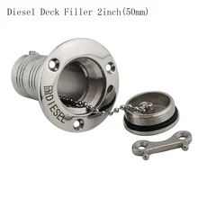 38 или 50 мм лодка морской оборудование палуба наполнитель 316 нержавеющая сталь дизельного топлива воды отработанного газа ключ крышка наполнитель с 1," и 2"