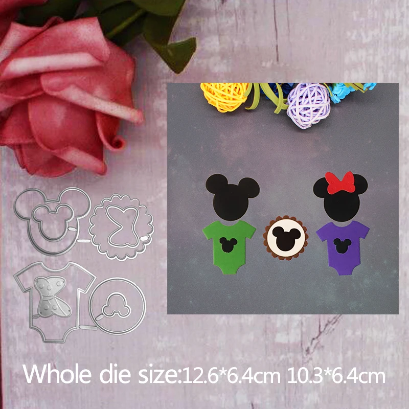 

Animal lovely mouse Cutting Dies Scrapbooking Dies Metal Embossing Stamps and die for Card Making photo album