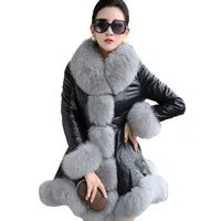 High-Quality-Women-Imitation-Fur-Coat-Winter-Plus-Size-Thicken-Warm-Female-Leather-Jacket-Fur-Splicing