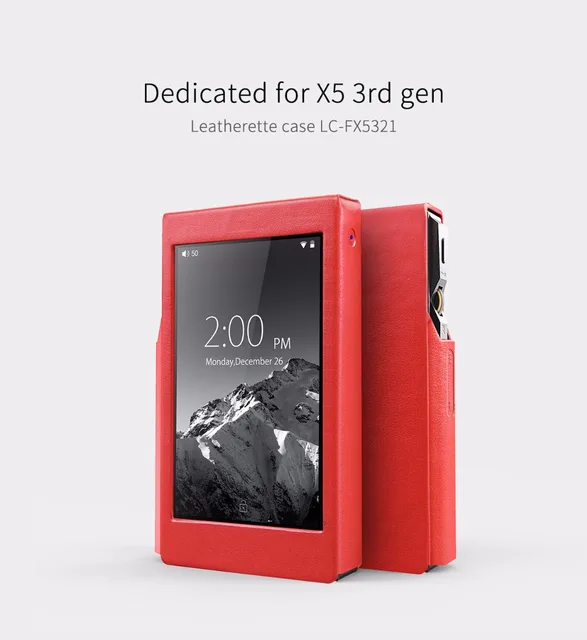 Fiio Lc-fx5321 Leatherette Case For Fiio X5 Iii High Quality