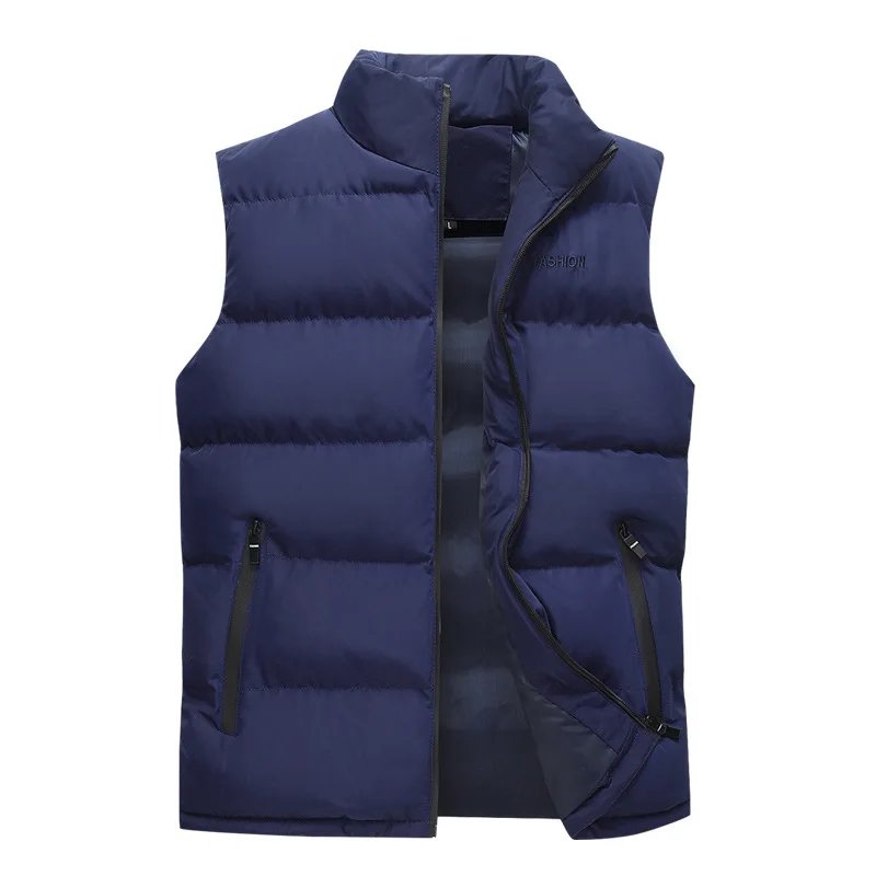 Sleeveless Jacket Vest Winter Fashion Casual Coats Male Cotton-Padded Men's Slim Fit Vests Men Thicken Waistcoat Male 6xl Hombre Sleeveless Jacket Vest Winter Fashion Casual Coats Male Cotton-Padded Men's Slim Fit Vests Men Thicken Waistcoat Male 6xl Hombre
