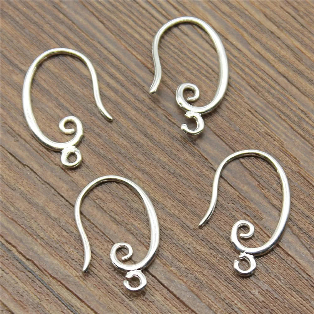 

20pcs 5 Colors Simple Earrings Hooks Earring Findings For DIY Jewelry Making Accessories Copper Material