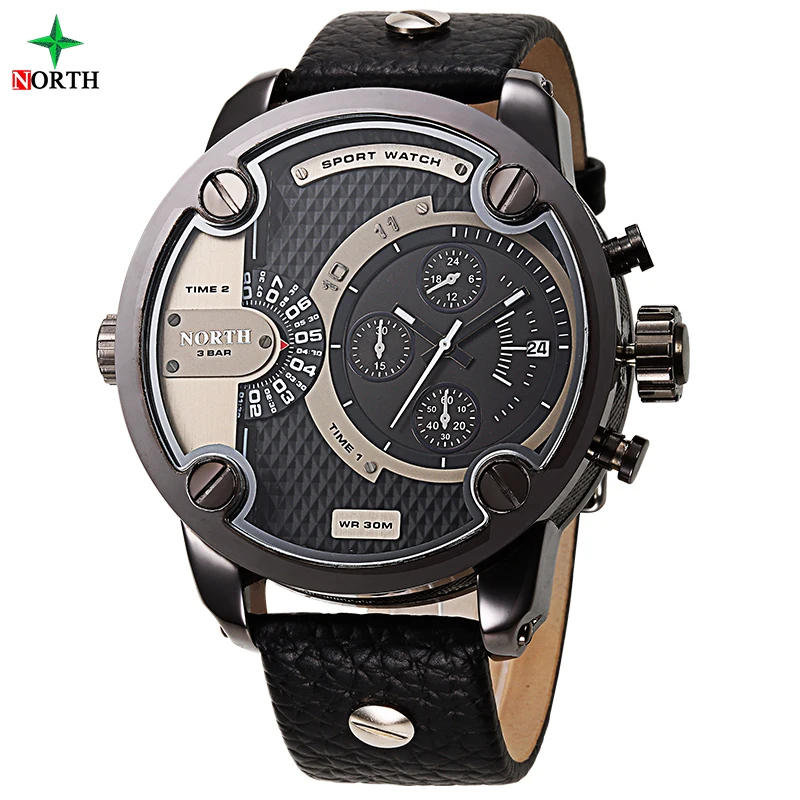 Prix pour NORD Mâle Montre Sport En Acier Inoxydable Analogique Affichage de la Date 30 M Étanche Quartz 2016 Mode Conception Hommes D'affaires Montre-Bracelet Prix pour NORD Mâle Montre Sport En Acier Inoxydable Analogique Affichage de la Date 30 M Étanche Quartz 2016 Mode Conception Hommes D'affaires Montre-Bracelet