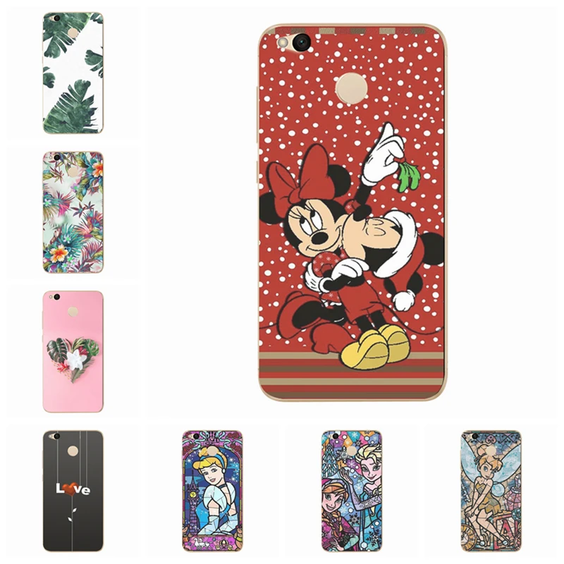 For Xiaomi Redmi 4X Note 4 Mi A1 Pro Plastic Back Cover Lovely Rose Gold Theme Design Pattern Hard Cases Fitted Case D144 |