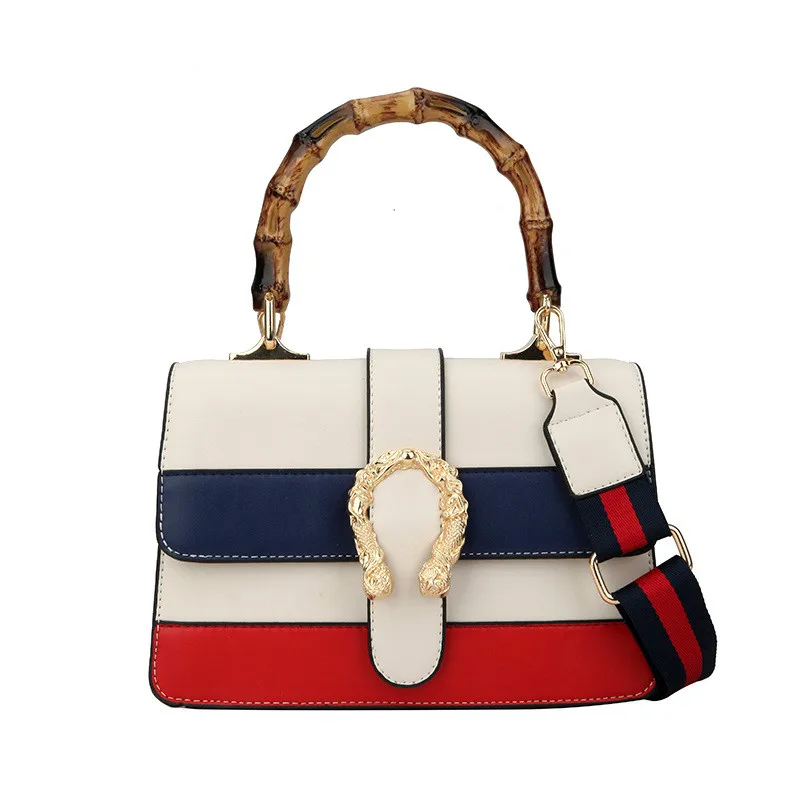 

Women Shoulder Bags Luxury Handbags Women Bags Designer Ladies Crossbody High quality PU material Fashion striped Handmade bags
