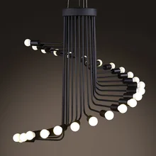 Промышленные лампы Lampara Lustres lamparas de techo colgante современный подвесной светильник винтажный подвесной светильник