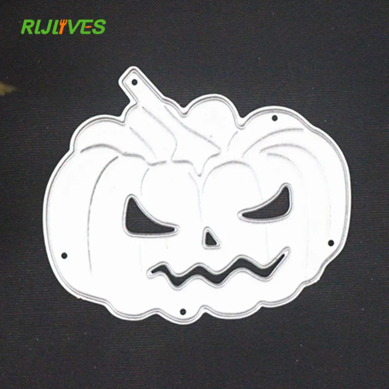 

RLJLIVES Metal Cutting Dies Pumpkin Halloween Scrapbook Card Album Paper Craft Decorative Embossing Cutter