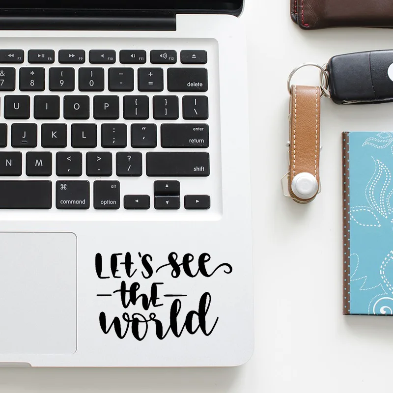 Inspired Trackpad Quote Laptop Decal for font b Apple b font font b Macbook b font