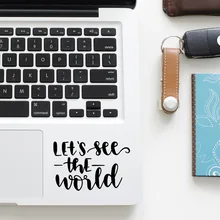 Inspired Trackpad Quote Laptop Decal for Apple Macbook Sticker Pro Air Retina 11 12 13 15 inch Mac Vinyl Notebook Touchpad Skin