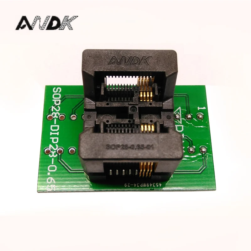 OTS 28 0.65 01 SSOP8 TSSOP8 Pitch 0.65mm Programming Socket Burn in ...