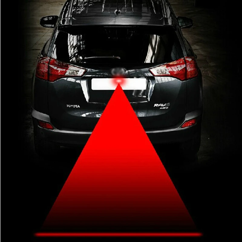

Car Laser Fog Light Rear Anti-Collision Driving Safety Signal Red Warning Lamp Brake Parking Light Auto Accessories