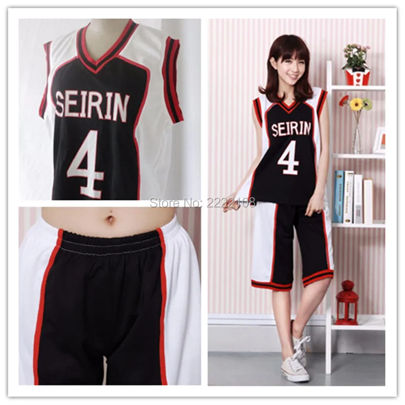 Хит продаж костюм для косплея Kuroko No Basuke SEIRIN #4 7 10 11 Tetsuya белая черная школьная