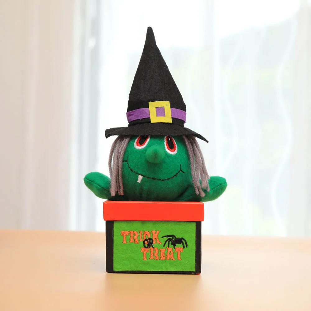 Украшение на Хэллоуин волшебница коробка для конфет креативный подарок ткань