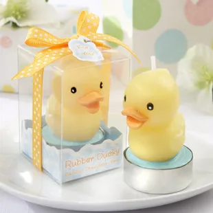 

baby shower party cute candle--Rubber duck candle Baby shower favors birthday gifts for guest 20pcs/lot