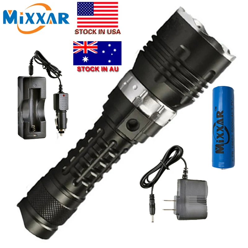 

C Waterproof 5000LM L2 underwater 120m Led Diving Flashlight Dive Torch lamp for diving lantern with 18650 battery