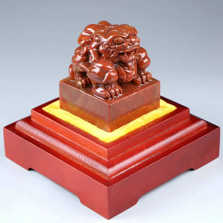 Top Grade Chinese Seal Stamp Imperial jade seal Decoration Engraved