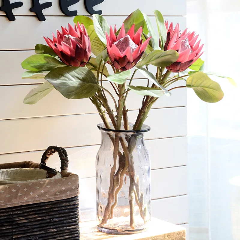 

Artificial silk 1 PCS Emperor flower Floral Bouquet Fake Flower Arrange Wedding Home Decor Party