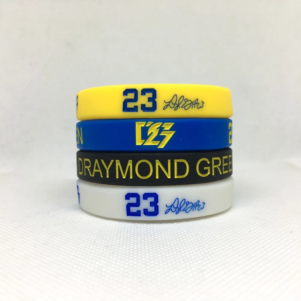 

1pcs Draymond Green Wristband Silicone Rubber Bracelet Sport Basketball Adjustable Wristband