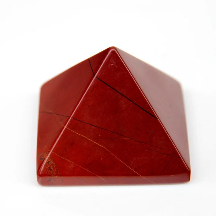 2015 rdeča jasper kristal kvarc kamen izrezljane 40mm piramida izklesan kamen kamne kamni zdravljenje reiki obesek Brezplačna dostava  t
