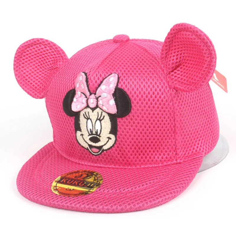 Baby Girl Baseball Hat Cute Mouse Ear Mouse Minnie Baseball Caps For
