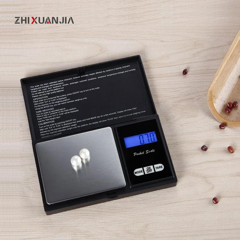 

High precision 0.01g Digital scales food kitchen Scales Libra Jewelry Balance Weight Gram LCD Pocket weighting Electronic Scales