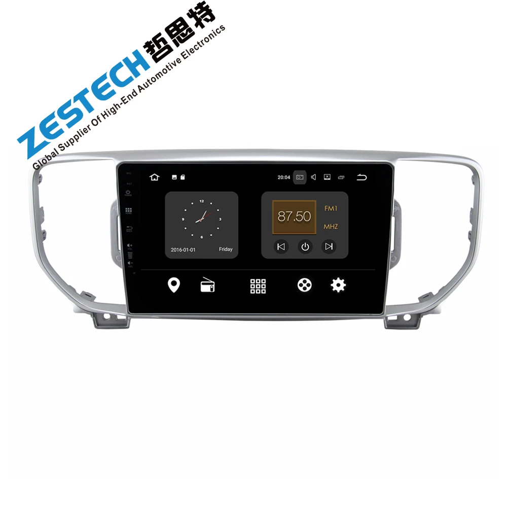 Top 2+16 GB Android 7.1 car dvd player multimedia for Kia sportage 2015 -2018/ KX5 with WiFi/Camera/DVR/USB/3G/TV/OBD2/RADIO/GPS 1
